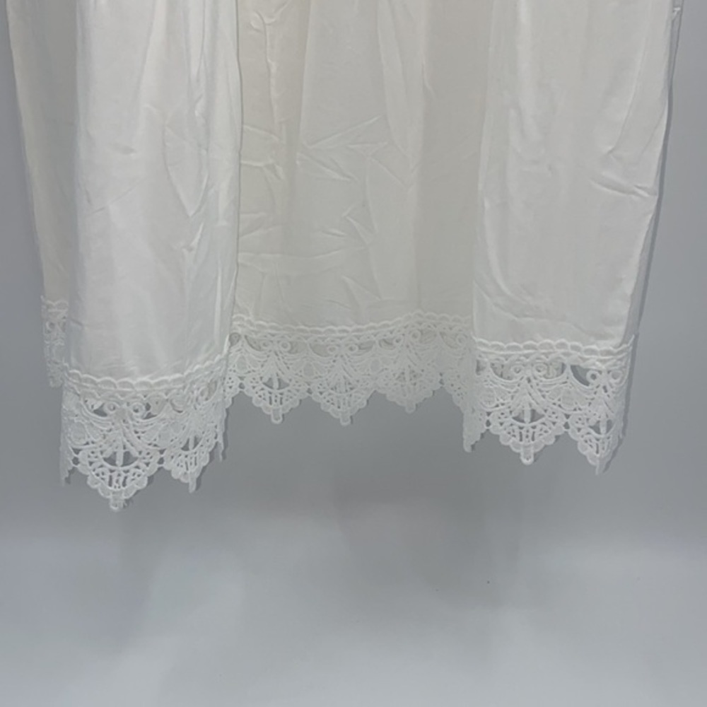 NWOT Pink Lily white smocked lace maxi small, never worn - Picture 9 of 14